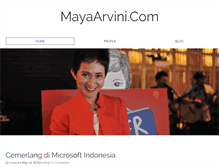 Tablet Screenshot of mayaarvini.com